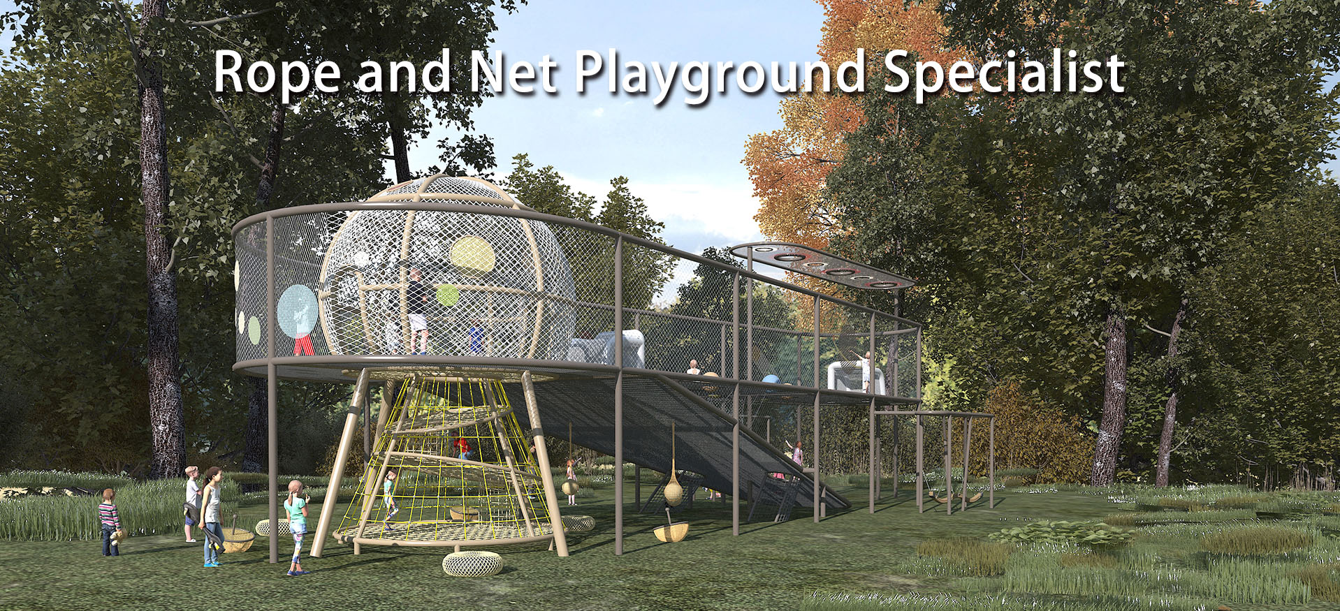 Rope and net playground hero image 1