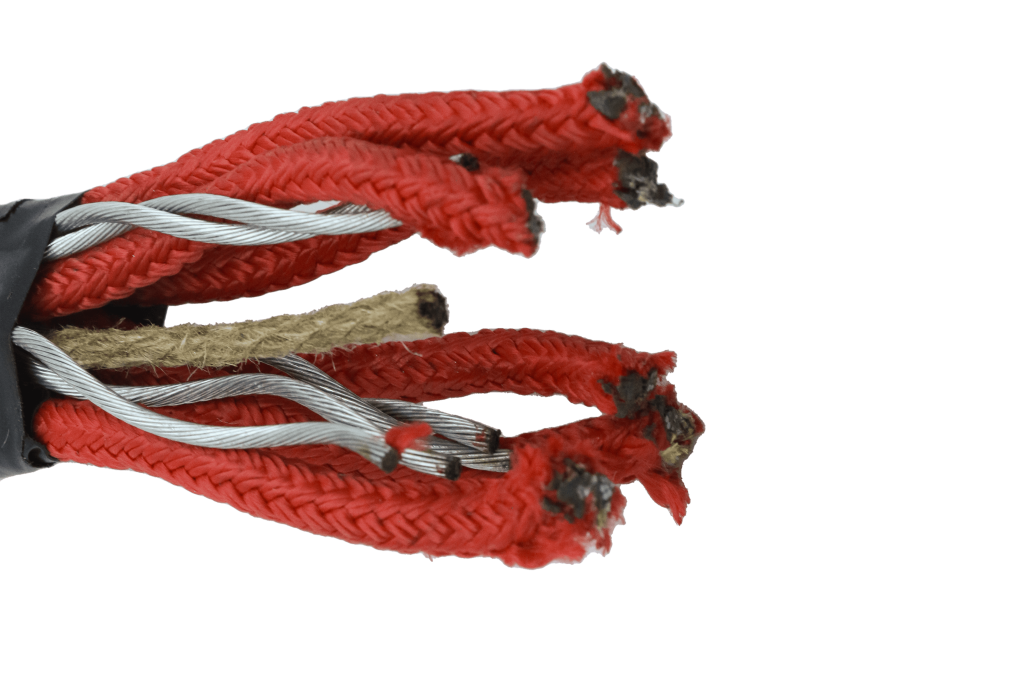 16mm 7-Strand Polyester Combination Rope, UV Resistant, with Galvanized Steel Wire Core
