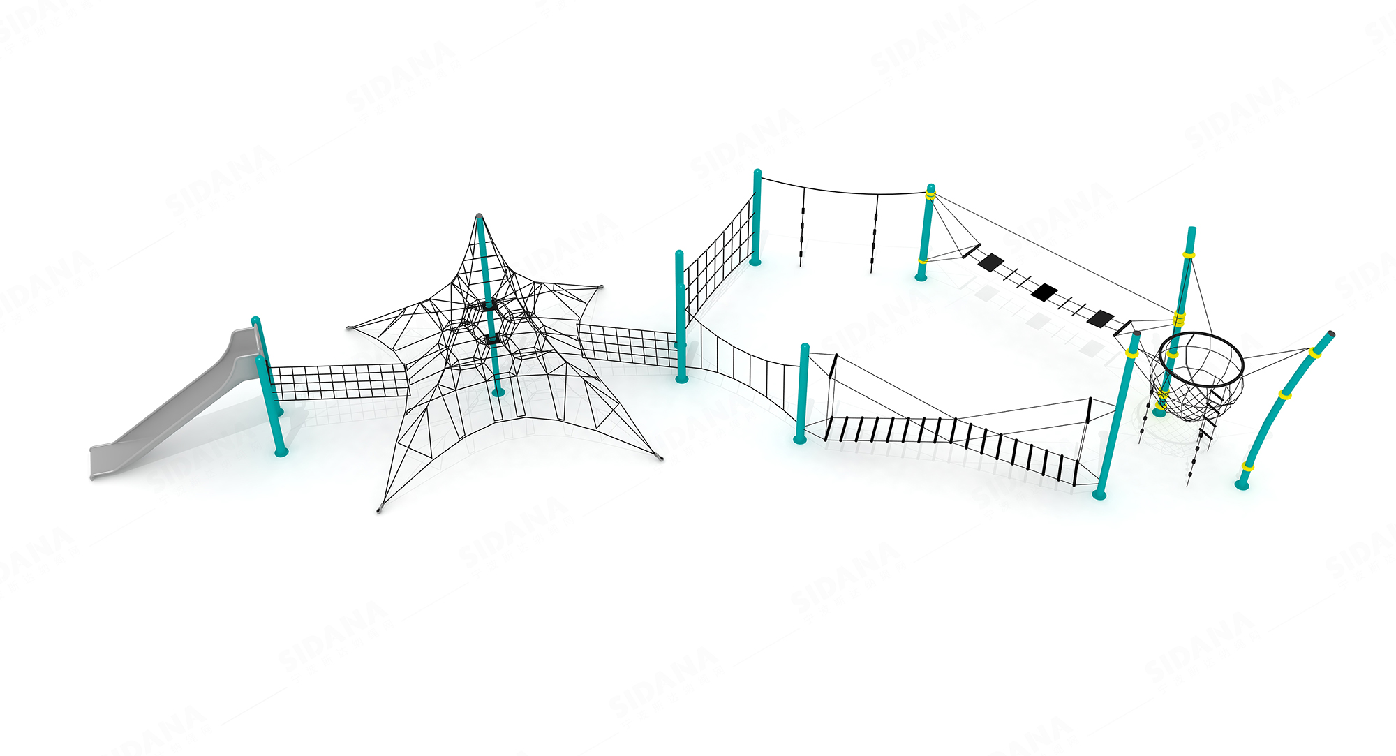Rope and net playground hero image 4